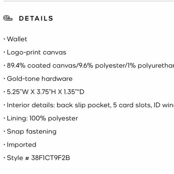 Michael Kors Jet Set Medium Fold-Over Logo Wallet - Picture 4 of 7